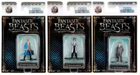 Kit Animais Fantásticos Fantastic Beasts 3 Miniaturas Nano