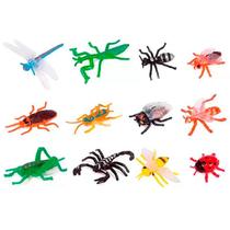Kit animais Insetos variados 10 peças