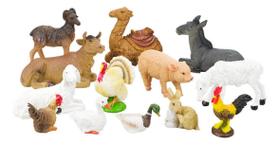 Kit Animais P/ Presépio De Natal Resina 13 Peças - 11cm Kit Animais P/ Presépio De Natal Resina 13 Peças - 11cm