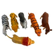 Kit Animais Selvagens de Borracha 6 Peças 147-3 Jiong Xing