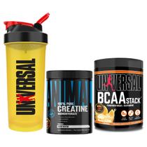 Kit Animal Creatine200 + Bcaa Stack250 + Coq.700ml Universal