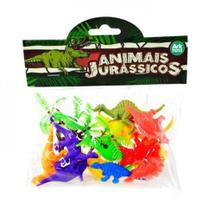 Kit animal dinossauro de pvc animais jurássicos acess.14pçs