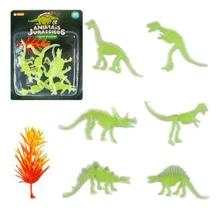 Kit Animal Dinossauro Fosseis De Pvc Animais Jurassicos Bril - Oem