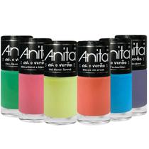 Kit Anita Esmalte Cremoso Ah O Verão 10Ml C/6