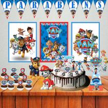 Kit aniversário decoração Patrulha Canina Monta facil festa cachorrinhos - DBM Kids