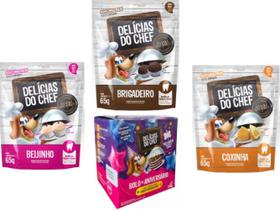 Kit Aniversário Delicias do chef Bolo, Docinhos e Saladinhos