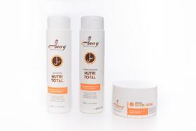 Kit Anny cosméticos Shampoo + Condicionador + Máscara Nutri Total