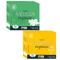 Kit Ansiedade 2cx Chá de Camomila e Melissa (20 sachês) Kit Ansiedade 2cx Chá de Camomila e Melissa (20 sachês)