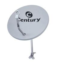 Kit Antena Century Ku 60cm Chapa Banda Ku + Ku Quadruplo