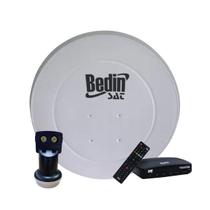 Kit Antena Chapa Ku Com Receptor Bs9900s Lnbf Duplo Bedinsat