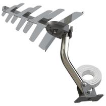 Kit Antena Digital Externa Hdtv + Cabo Coaxial + Mastro de Fixação Shd-8000k - Brasforma Kit Antena Digital Externa Hdtv + Cabo Coaxial + Mastro de Fixação Shd-8000k - Brasforma