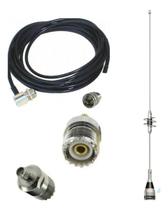 Kit Antena Dual Band Vhf 1/4/ Uhf 5/8 Cabo Coaxial Ap0188 Kit Antena Dual Band Vhf 1/4/ Uhf 5/8 Cabo Coaxial Ap0188