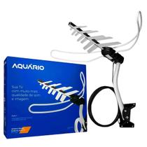 Kit Antena Externa Digital Aquário Dtv3000 Com Acessórios