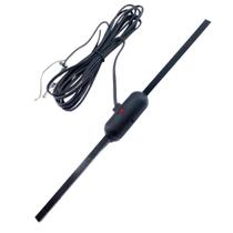 Kit Antena Interna Automotiva Universal Atacado Com 10x Antenas Com Led Vermelho Conexão Plug Din - NTV SOM AUTOMOTIVO