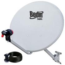 Kit Antena Parabólica 60cm Bedin