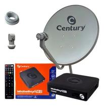 Kit Antena Parabolica Digital Century 60 cm completa