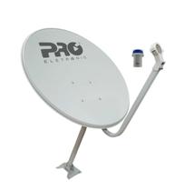 Kit Antena Parabólica Digital Com LNBF KU TV Livre 60cm Off