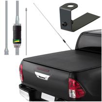 Kit Antena Px Argentina Enfeite Caminhonete Viúva Negra Pickup Com Suporte