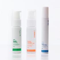 Kit anti acne, manchas e olheiras mizz clareador facial melasmas bolsas olhos espinhas cravos