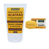 Kit Anti-Foliculite Esfoliante de Açafrão + sabão de Enxofre Granado