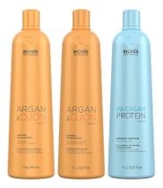 Kit Anti- Frizz BB Cream + Argan e Ojon 3x1l