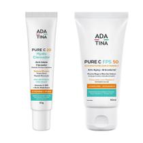Kit Anti-Idade Clareador Com Vitamina C Pura e Niacinmaida