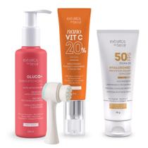Kit Anti-idade Sabonete + Vitamina C + Fotoprotetor Extratos