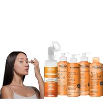 Kit Anti-Idade Tratamento Facial Skincare Facial Esfoliante sobre Manchas e Linhas de Expressão - Rhenuks