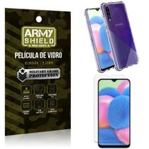 Kit Anti Impacto Galaxy A30S Capinha Anti Impacto + Película de Vidro - Armyshield