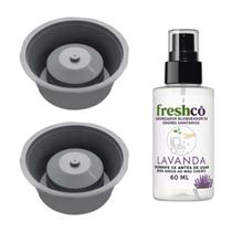 Kit Anti Odor 2 Ralo Adaptador + 60ml Freshco Odorizador Sanitario