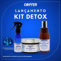 Kit Anticaspa e Antisseborreico Coiffer Detox com 3