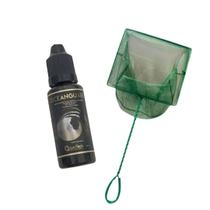 Kit Anticloro Ocean Guard e Rede N5 para Aquario Betta Beta Kit Anticloro Ocean Guard e Rede N5 para Aquario Betta Beta