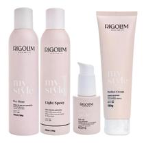 KIT ANTIFRIZZ Dry Shine, Light Spray, Soft Oil e Perfect Cream Rigolim