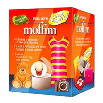 Kit Antimofo Desumidificador Moffim 110g Roupeiro Closet