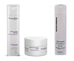 Kit Antioxidante Violeta Acquaflora 3 Produtos