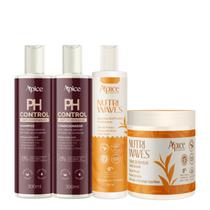 Kit Antiporosidade Ph Control, Gelatina e Creme Nutri Waves - Apice Mais Definição e Mais Day After Kit Antiporosidade Ph Control, Gelatina e Creme Nutri Waves - Apice Mais Definição e Mais Day After