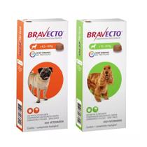 Kit Antipulgas Bravecto De 4,5 a 10kg E 10 A 20 Kg Original