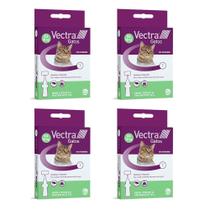 Kit Antipulgas Ceva Vectra para Gatos até 10 Kg 1 Pipeta - 4 Unidades