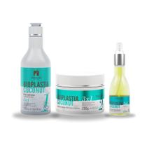 Kit Antiqueda 3 itens Bioplastia Vegano Treeliss Kit Antiqueda 3 itens Bioplastia Vegano Treeliss