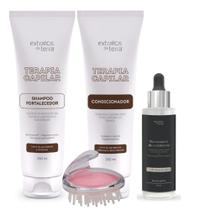 Kit Antiqueda Crescimento Capilar Antioleosidade Extratos