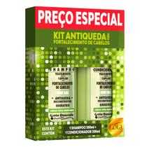 Kit Antiqueda Fortalecimento de Cabelos Gota Dourada Sem Sal Shampoo e Condicionador com 300ml cada Kit Antiqueda Fortalecimento de Cabelos Gota Dourada Sem Sal Shampoo e Condicionador com 300ml cada