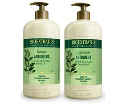 Kit Antiqueda Jaborandi Bio Extratus Shampoo + Condicionador 1 Litro Kit Antiqueda Jaborandi Bio Extratus Shampoo + Condicionador 1 Litro