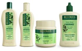 Kit Antiqueda Jaborandi Shampoo, Condicion, Máscara e Tônico