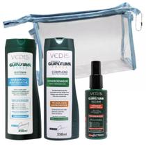 Kit Antiqueda Shampoo Condicionador Tônico Cabelos Normais Guanxuma