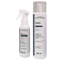 Kit AntiQueda Tônico Capilar 100ml Shampoo 300ml Alpha Line Kit AntiQueda Tônico Capilar 100ml Shampoo 300ml Alpha Line