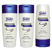 Kit Antiqueda Tricofort - 2 Shampoo E 1 Condicionador 250ml Original!