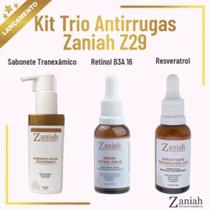 Kit Antirrugas: Retinol, Sabonete TXA Anti Manchas & Resveratrol Zaniah Z29 Kit Antirrugas: Retinol, Sabonete TXA Anti Manchas & Resveratrol Zaniah Z29
