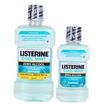 Kit Antisséptico Bucal Listerine Cool Mint 500ml + 250ml