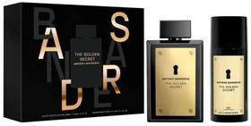 Kit antonio banderas the golden secret edt 100ml + deo spray 150ml Kit antonio banderas the golden secret edt 100ml + deo spray 150ml