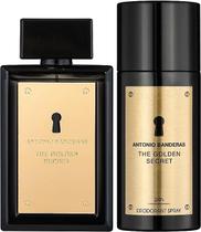 Kit antonio banderas the golden secret edt 100ml + deo spray 150ml